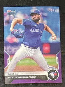 2021 Topps Now Off-Season Purple /25 Robbie Ray #OS-12 (Cy Young Finalist) - Picture 1 of 2