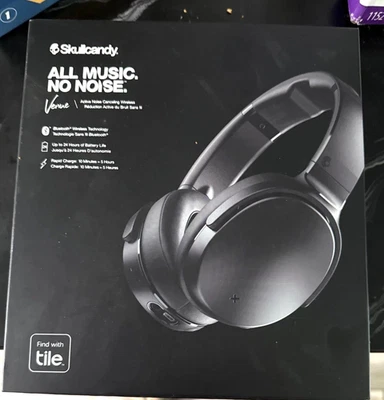 SKULLCANDY VENUE BLUETOOTH WIRELESS HEADPHONES, ALL MUSIC NO NOISE, S6HCW-L003 - Image 1 of 4