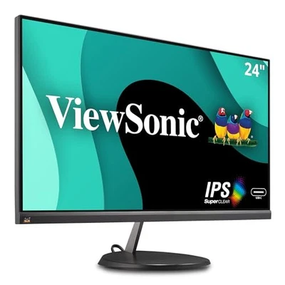 VIEWSONIC 24" 1080P IPS MONITOR USB C 3.2 AND FREESYNC VX2485-MHU - BLACK - Image 1 of 4