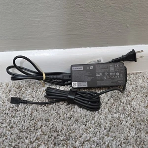 Genuine Lenovo 65w USB-C ADLX65YDC2D Power Charger Adapter w/ Power Cable OEM - Picture 1 of 4