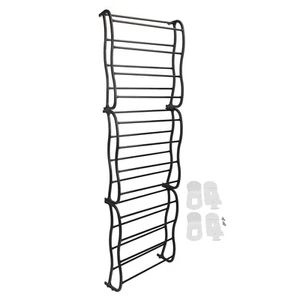 Over The Door Shoe Rack 12 Tiers Wall Mounted Shoe Organizer Rack - Picture 1 of 24