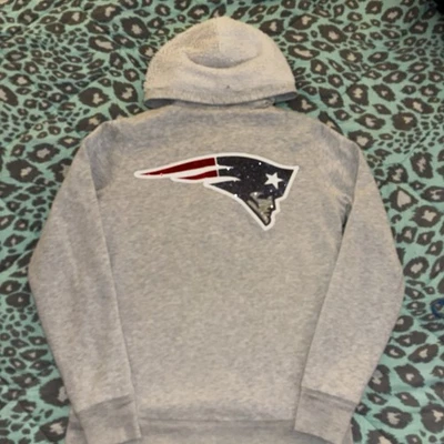 Victoria’s Secret PINK NFL New England Patriots Heavyweight Fur Lined Full Zip M - Image 1 of 4