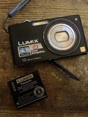 Panasonic LUMIX DMC-FX48 12 MP Digital Camera - Works W Battery No Charger/sdcar - Image 1 of 4