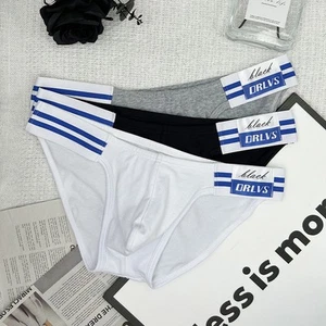 Slip uomo vita bassa cotone sportivo traspirante intimo per abbigliamento attivo - Picture 1 of 32