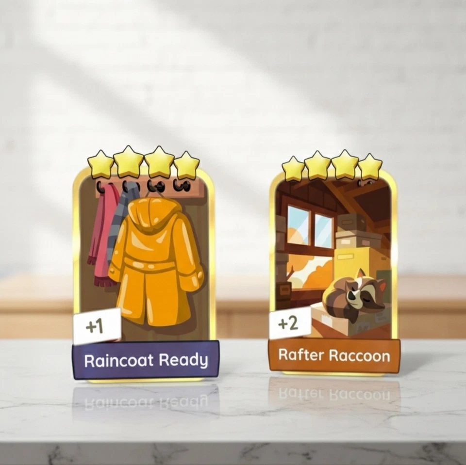 GOLDEN BLITZ 4 🌟 RAINCOAT READY / RAFTER RACCOON - MONOPOLY GO (FAST DELIVERY)  - Image 1 of 1