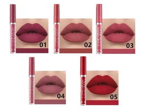Lápiz labial líquido mate de 5 colores terciopelo para manchas de labios impermeable de larga duración * - Imagen 1 de 15