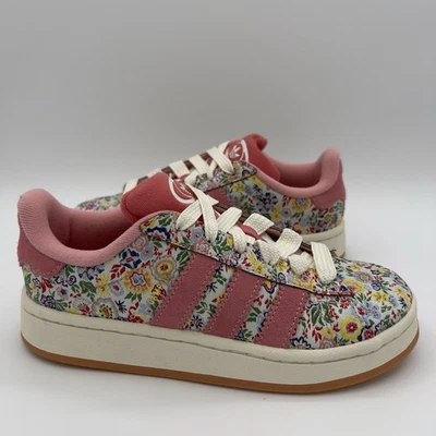 Adidas x Liberty London Campus 00s Originals Floral Pink -Youth Size 3 Sneakers - Image 1 of 4