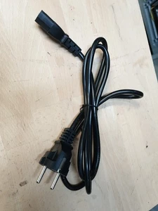 10x Kaltgerätekabel Monitor Netzkabel PC Drucker Stromkabel Schuko Stecker - Bild 1 von 1