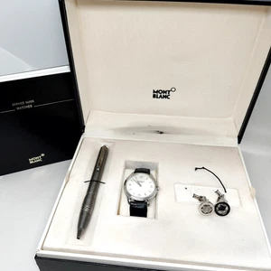 Montblanc Heritage Chronométrie Handuhr, Manschettenknöpfe, Starwalker Midnight Pen - Bild 1 von 24