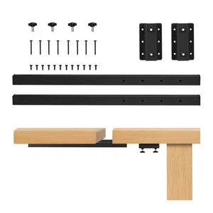 Tischplattenverlängerung Tischverlängerung Tischbeschlag Tischanbau 60 cm Metall - Bild 1 von 9