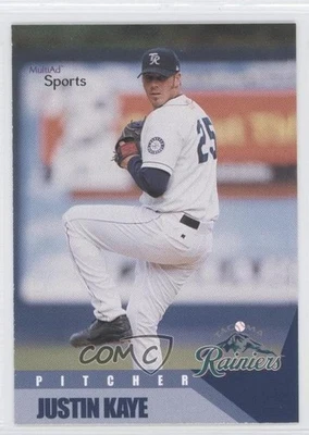 2002 MultiAd Sports Tacoma Rainiers Justin Kaye #15 - Image 1 of 2