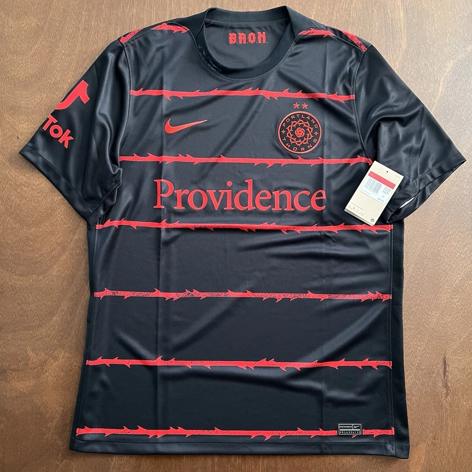 nike Youth/girls/boys size XL portland thorns FC plaid pre-match jersey
