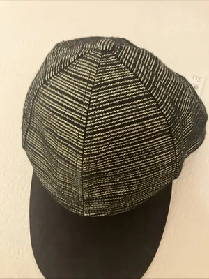 FREE PEOPLE NWT Suede Silver Metallic Adjustable Hat/Cap - Image 1 of 3