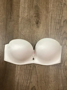 Victoria’s Secret Bombshell Padded Strapless Bra White Size 32C - Picture 1 of 10