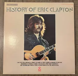 Eric Clapton History Of Eric Clapton 2 LP Vinyl Gatefold Cover SD-2-803 Atco - Imagen 1 de 6