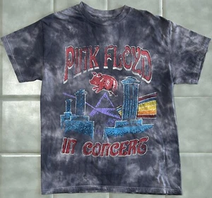 Pink Floyd Animals In Concert Gray Tie Dye T-Shirt Tee Size M NWT Band Rock - Picture 1 of 4