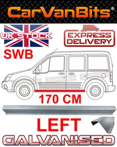 PARA FORD TRANSIT CONNECT 03-13 CARROCERÍA REPARACIÓN UMBRAL ÓXIDO EXTERIOR PANEL INFERIOR IZQUIERDO - Imagen 1 de 5