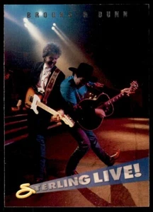 Carte à collectionner 1993 Sterling LIVE Celebrity GOLD #92 Brooks & Dunn Country Music - Photo 1 sur 3