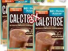 3X)CHOCOLATE EN POLVO CAL-C-TOSE CALCTOSE CAL C TOSE DELICIOSO Sabor