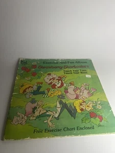VINTAGE STRAWBERRY SHORTCAKE Exercise & Fun Album Record Exercise Chart 1981 - Picture 1 of 5