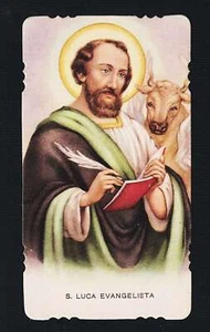 santino -holy card- image pieuse Heiligenbildchen San Luca Evangelista - Picture 1 of 1