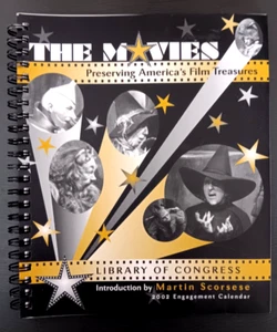 Library of Congress The Movies 2002 Engagement Calendar NEW - Picture 1 of 7