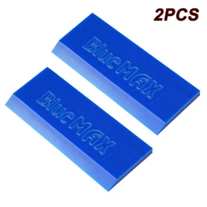 Blue Rubber Squeegee Window Tint Installation Vinyl Wrap Tools NO SCRATCH US - Picture 1 of 7
