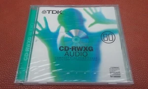 RARE TDK CD-RWXG 80 AUDIO* 80 min Blank CD-RW Digital Audio For Music Only - Bild 1 von 6
