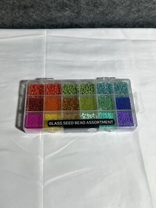 Cousin Glass Seed Bead Assortment Multiple Colors  DIY Jewelry - New - Picture 1 of 2