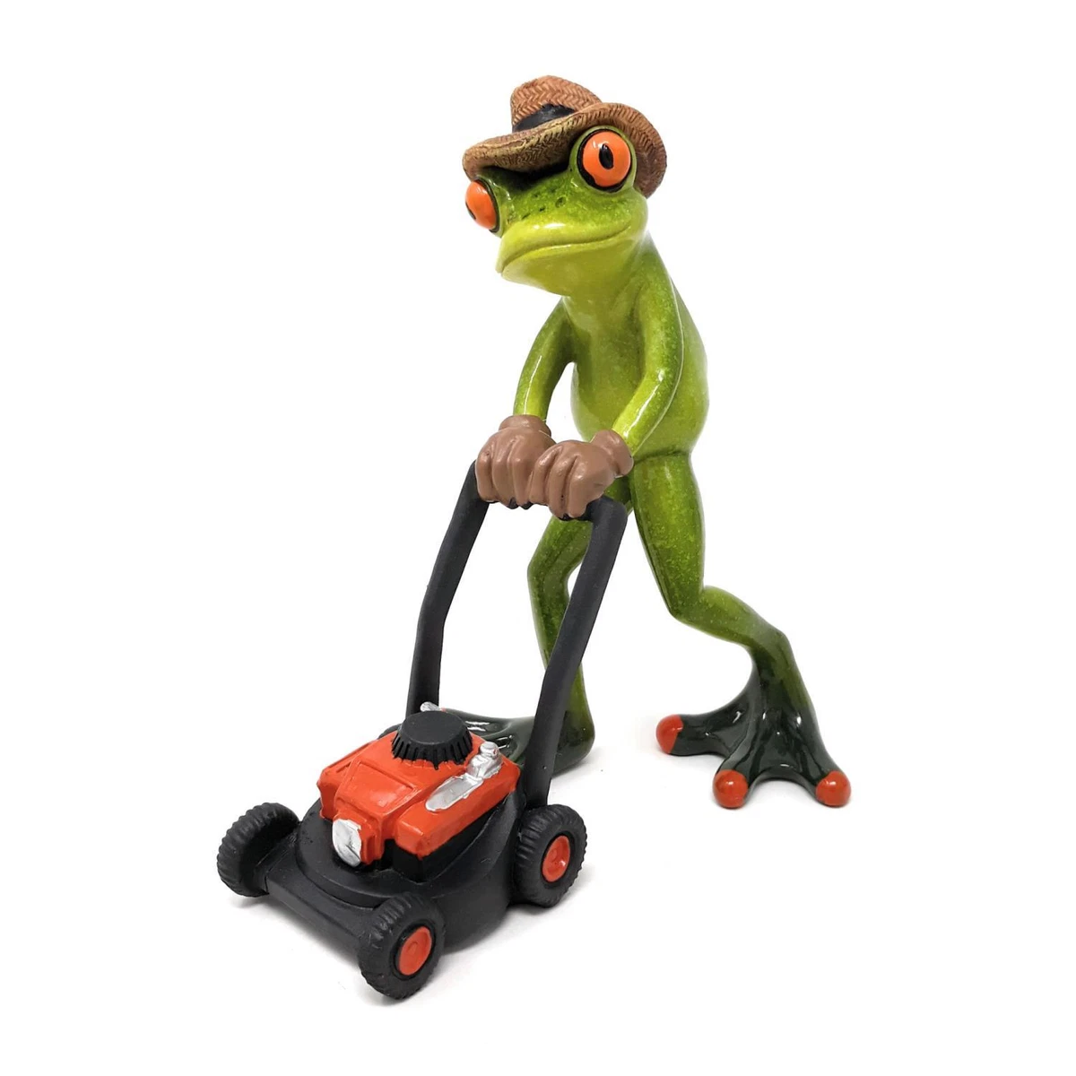 TOYANDONA Miniatur Frosch Figur - Grün, 5x5x3.5cm, Realistische Deko Für Garten, Terrasse, Blumentopf Oder Spielzeuglandschaft