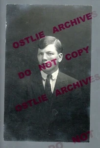 RPPC c1912 BATTLING NELSON Boxing WORLD CHAMPION BOXER Beat Joe Gans STUDIO SHOT - Picture 1 of 3