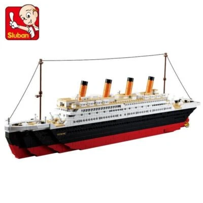 Building Blocks MOC Military Titanic Cruiser Warship Bricks Model Toys -SB0577 - Image 1 of 4