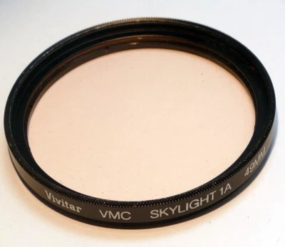 Vivitar 49mm Lens Filter  VMC Multi-Coated Skylight A1 sky warming - Image 1 of 4