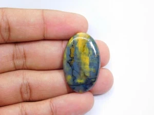 Cabujón de piedra preciosa pietersita natural de neelita suelto para joyería 30 quilates. ME-4678 - Imagen 1 de 4
