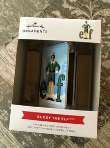 NEW Hallmark 2021 Buddy The Elf VHS Tape Christmas Tree Ornament Will Ferrell - Picture 1 of 5