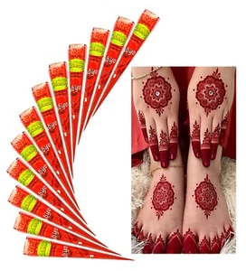 Cono de henna Mehandi ""Rubí rojo"" instantáneo ""Rubí rubí"" rubí" de Vimal - Múltiples cuotas. - Imagen 1 de 6