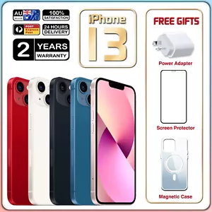 New Apple iPhone 13 Unlocked 64/128/256GB Sealed Colours 5G Mobile FREE EXPRESS - Picture 1 of 2