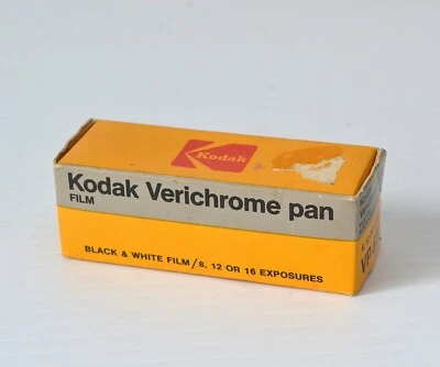 Винтажная черно-белая пленка Kodak VERICHROME Pan 120, срок годности 1980 - Изображение 1 из 2