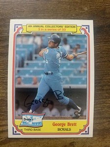 1984 Drakes Big Hitters George Brett #3 Kansas City Royals-AL