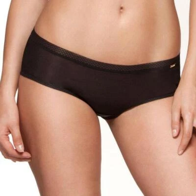 Gossard Glossies Sheer Shorts Panty New Sexy Lingerie Black 6274 - Image 1 of 4