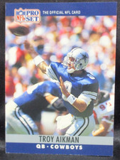 1990 Pro Set Troy Aikman Football Card #78 (002)