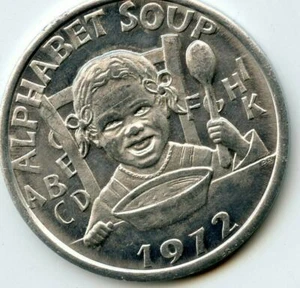 Mardi Gras Doubloon Krewe of Alla 1971 Aluminum - Picture 1 of 2