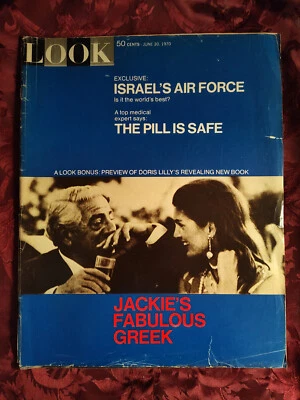 LOOK Magazine June 30 1970 ONASSIS MIKE NICHOLS CATCH-22 ISRAEL - Image 1 of 4