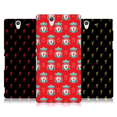 LIVERPOOL FC LFC CREST & LIVER BIRD PATTERNS HARD BACK CASE FOR SONY PHONES 3 - Image 1 of 4