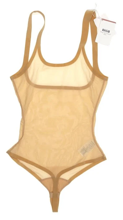 Wolford L48452 Tulle Forming String Open Bust Bodysuit (Nude) Size US 8 - Image 1 of 1