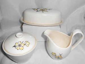 MCM - U.S.A. Set piatto burro ovale con coperchio Cremer e Zucchero con coperchio -Perfetto!! - Foto 1 di 4