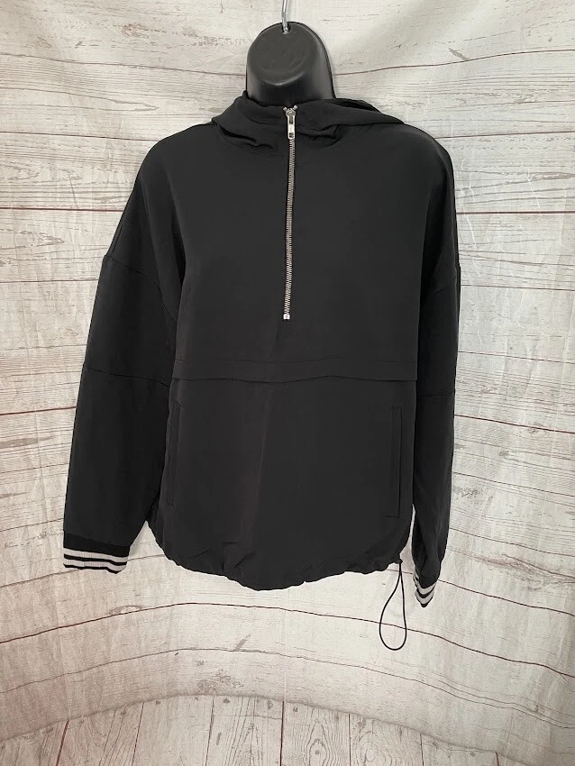 Sudadera con capucha negra de manga larga con media cremallera Avia para mujer talla M (8-10) Foto 1 de 4