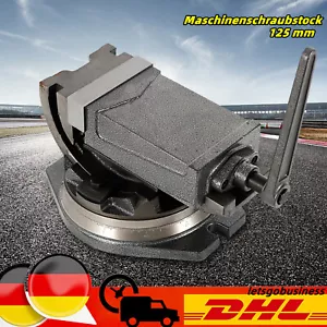 125 mm Präzise Maschinenschraubstock Kippbar Schwenkbar Drehbar Schraubstock - Bild 1 von 6