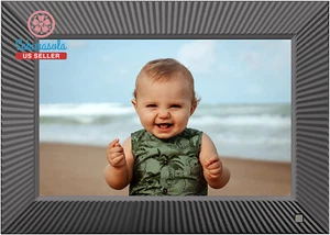 10.1 Inch 32GB Wifi Digital Picture Frame, HD 1280X800 Smart Digital Photo Frame - Picture 1 of 7