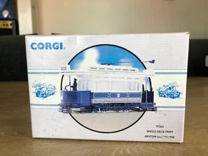CORGI CLASSICS SINGLE DECK TRAM - ASHTON UNDER LYNE No. 97263 - Picture 1 of 5